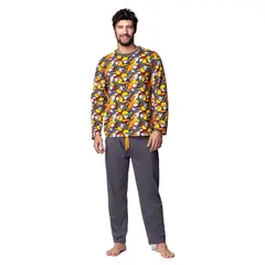 TOP - Pijama Hombre Invierno Algodón Naruto C1