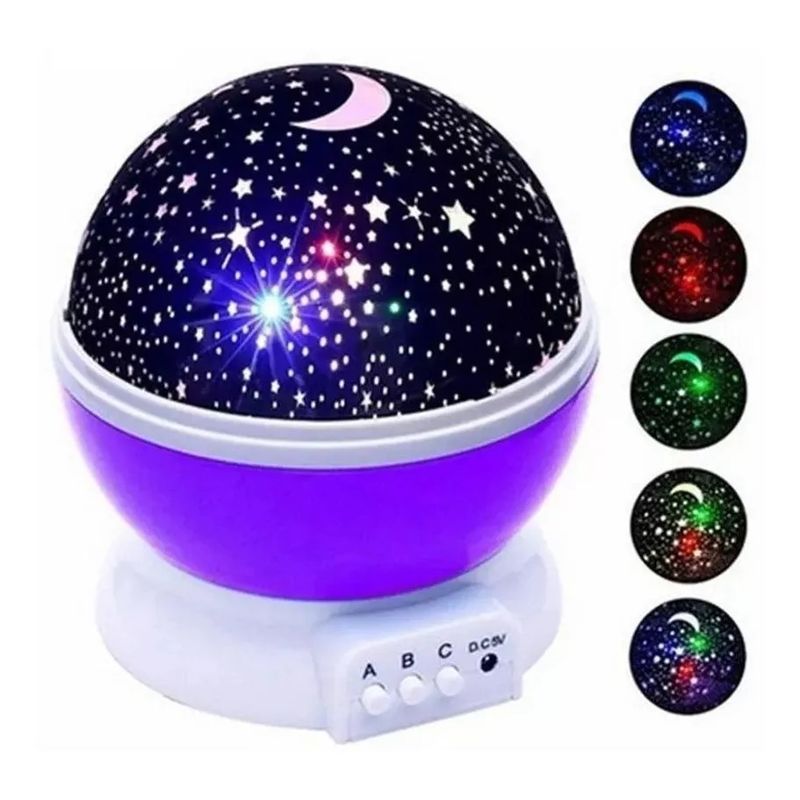 MOVI - Lampara Led Espantacucos Proyector Luz Estrellas Niños