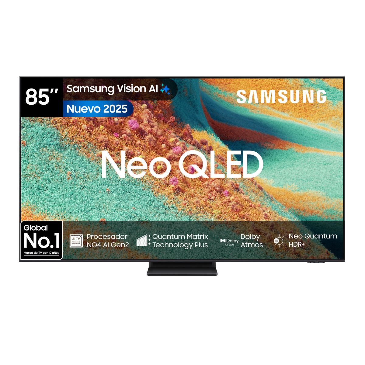 SAMSUNG - 85 Neo QLED 4K QN85F Vision AI Smart TV 2025
