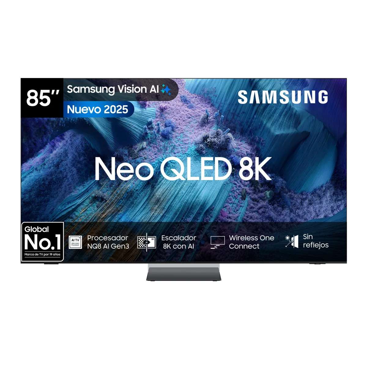 SAMSUNG - 85 Neo QLED 8K QN990F Vision AI Smart TV 2025