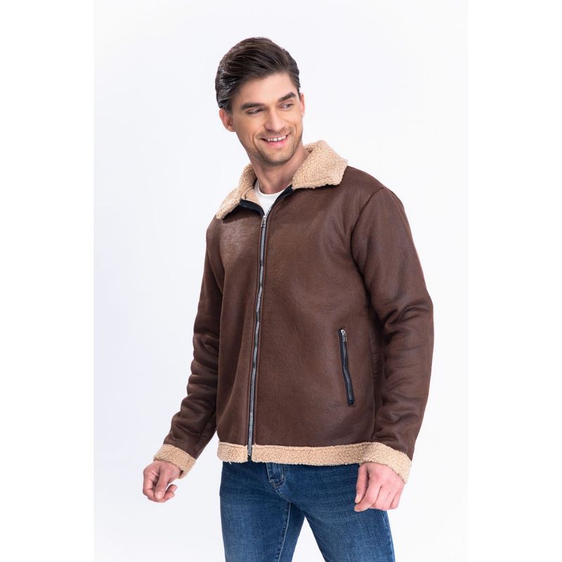 MPROPIA - Chaqueta Aviadora Hombre Cierre Chiporro Tendencia 7554