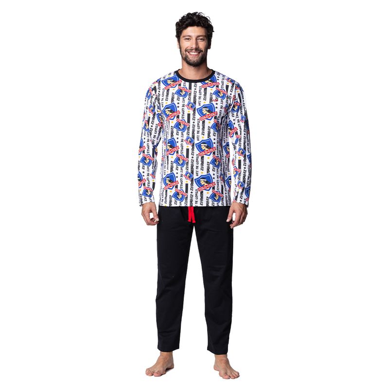TOP - Pijama Hombre Invierno Algodón Colo-Colo Top