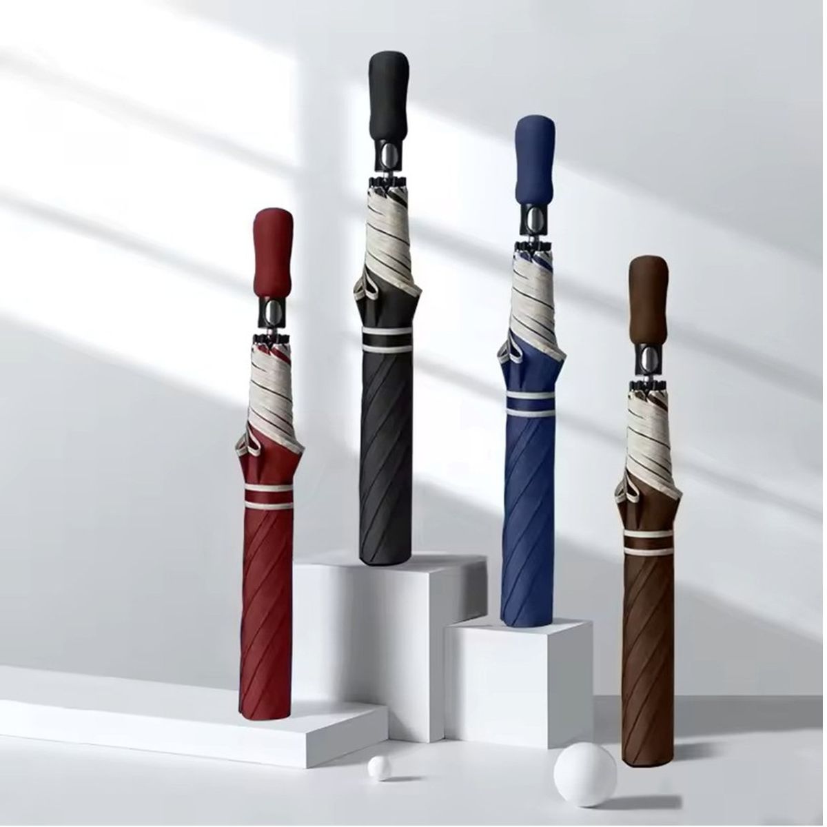 GENERICO - Paraguas Automatico Portatil Mini Sombrillas Plegable + Funda