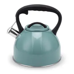 WENS - Tetera Acero Inoxidable Con Mango 3Lts Turquesa