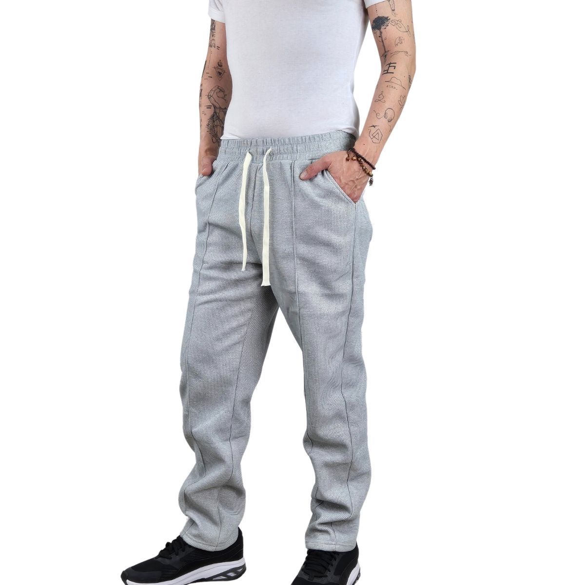 LIKE SHOP - Pantalón Hombre Recto Forro Interior Frisado Bolsillos 7121