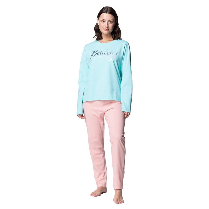 TOP - Pijama Algodón Mujer Invierno C3 Top