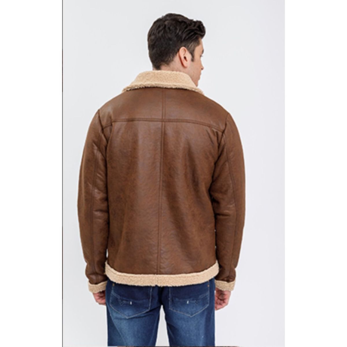 LIKE SHOP - Chaqueta Piloto Hombre Chiporro Cierres Tendencia 7583