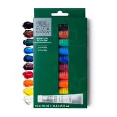 WINSOR AND NEWTON - Set Inicial Óleos Winton Winsor & Newton 10x12ml