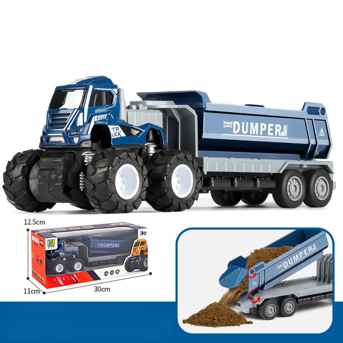 TIOZONEY - Camión de bomberos de juguetes infantiles