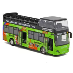 TIOZONEY - Autobús de dos pisos de juguete