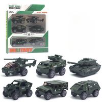 6 pcs Vehículo de ingeniería de juguetes