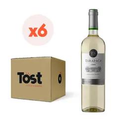 TARAPACA - 6x Vino Tarapacá León Sauvignon Blanc 750cc
