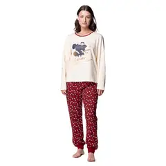 TOP - Pijama Largo Mujer Algodón Invierno Harry Potter C2
