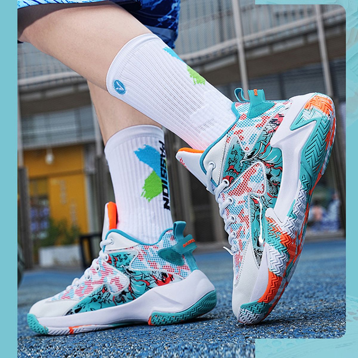 TIOZONEY - Zapatilla Básquetbol Hombre.