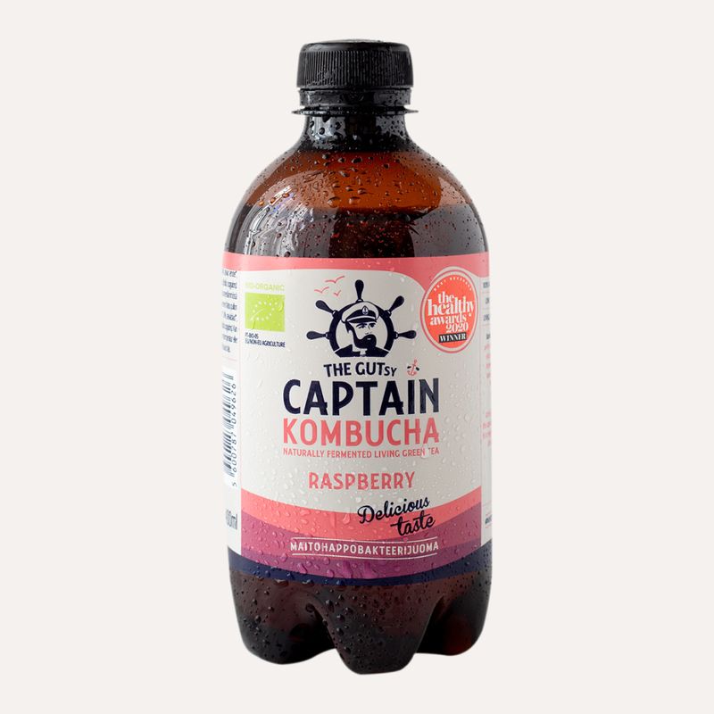 THE GUTSY CAPTAIN - Kombucha Frambuesa Gutsy Captain - 400 ml 