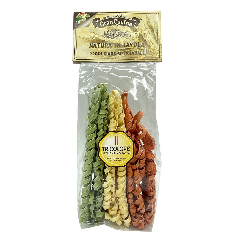 GRAN CUCINA - Pasta Tagliatelle al Huevo Tricolor Gran Cucina - 250 gr