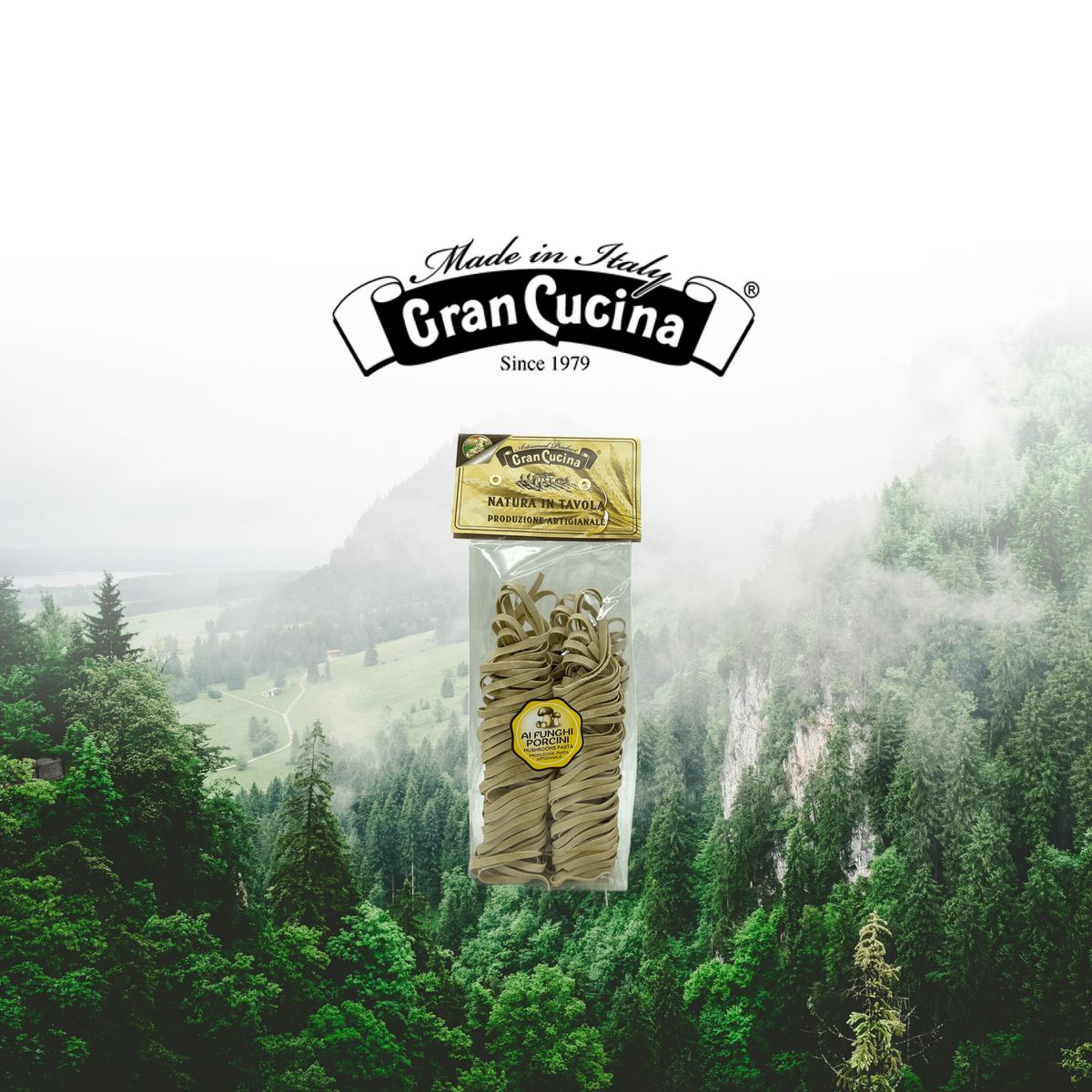 GRAN CUCINA - Pasta Tagliatelle de Hongos Porcini Gran Cucina - 250 gr