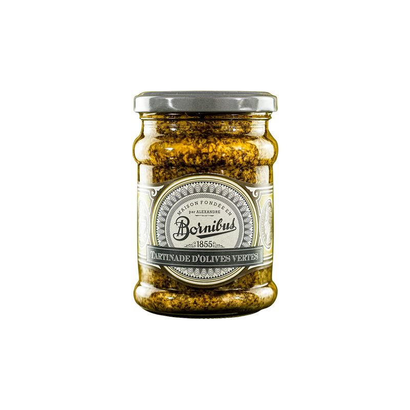BORNIBUS - Pasta de Aceitunas Verdes Bornibus - 250 gr