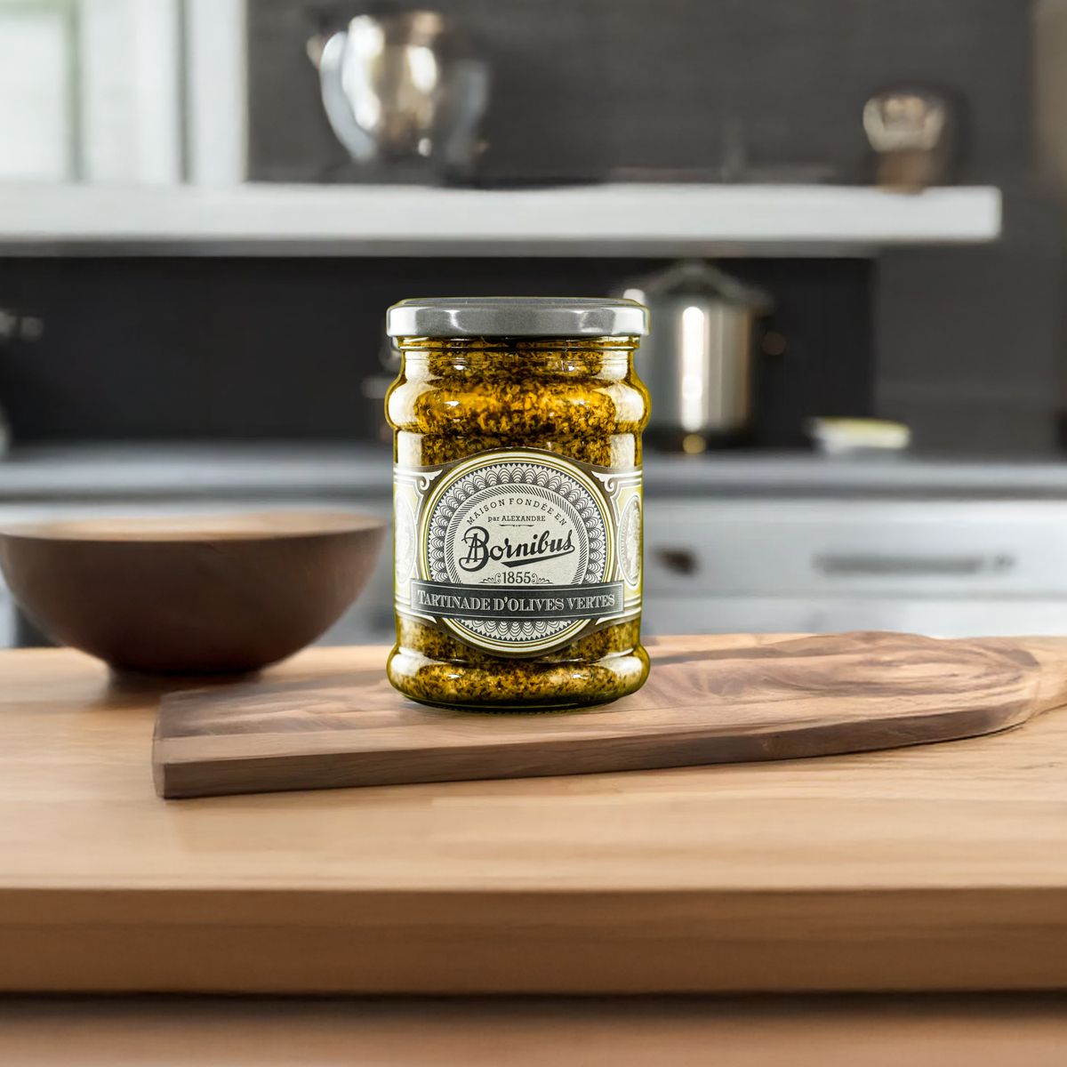 BORNIBUS - Pasta Aceitunas Verdes Bornibus 1 x 250 gr