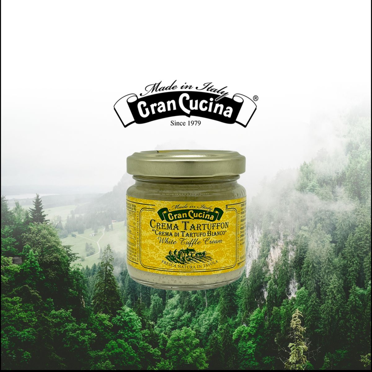GRAN CUCINA - Crema Setas Porcini y Trufa Blanca Gran Cucina - 80 gr