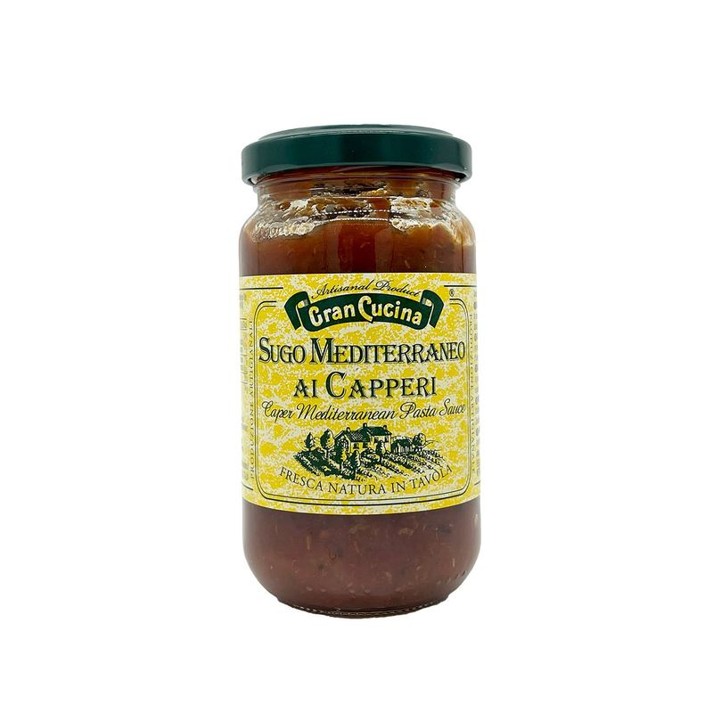 GRAN CUCINA - Salsa Mediterránea con Alcaparras Gran Cucina - 180 gr
