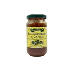 GRAN CUCINA - Salsa Mediterránea con Alcaparras - 180 gr