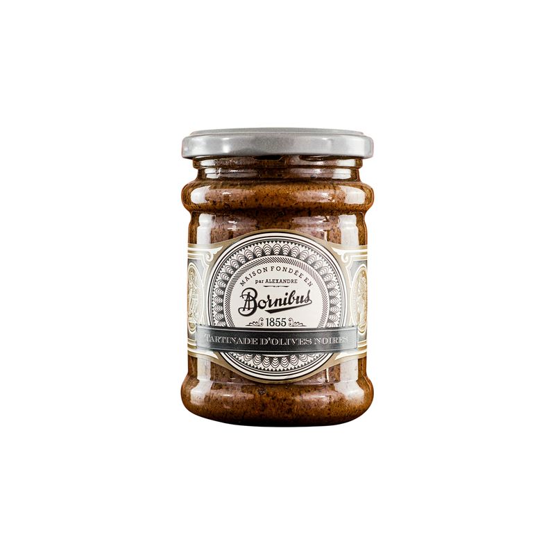 BORNIBUS - Pasta de Aceitunas Negras Bornibus - 240 gr