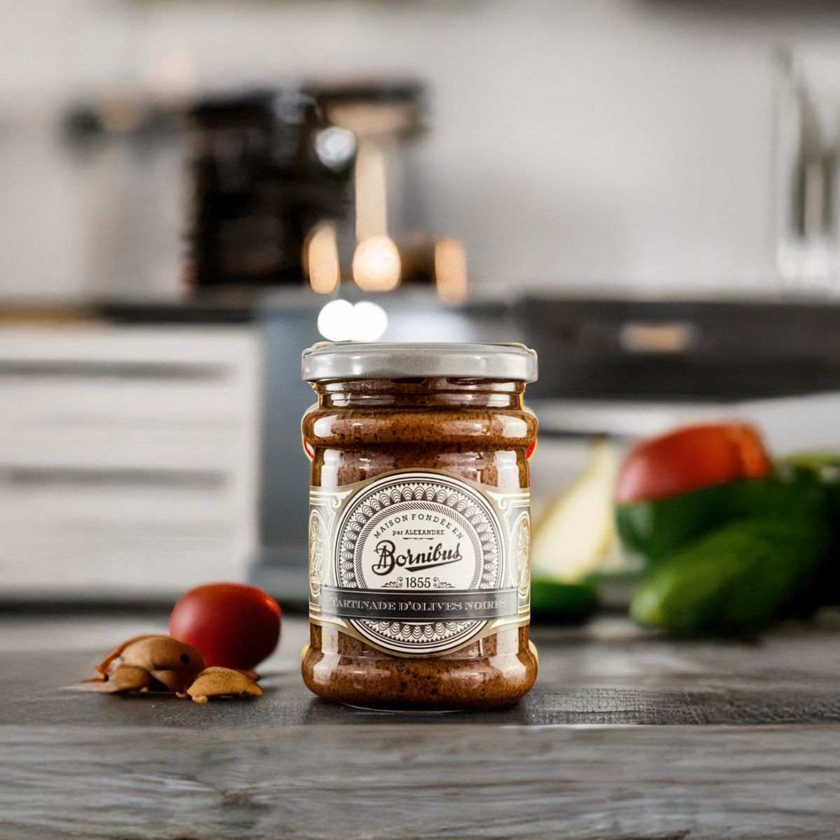 BORNIBUS - Pasta Aceitunas Negras Bornibus 1 x 240 gr