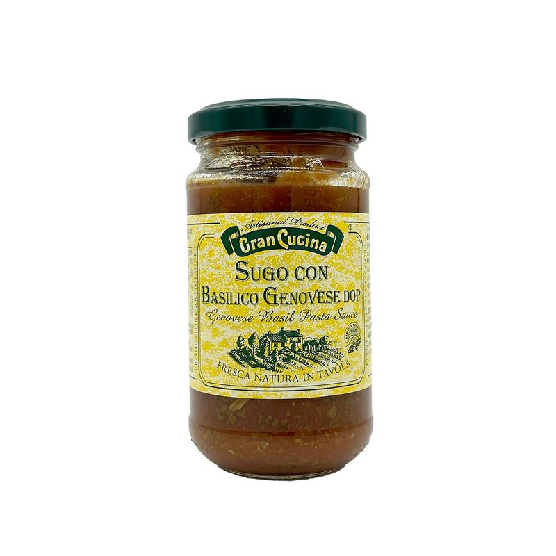 GRAN CUCINA - Salsa de Tomate Albahaca Genovesa Gran Cucina - 180 gr