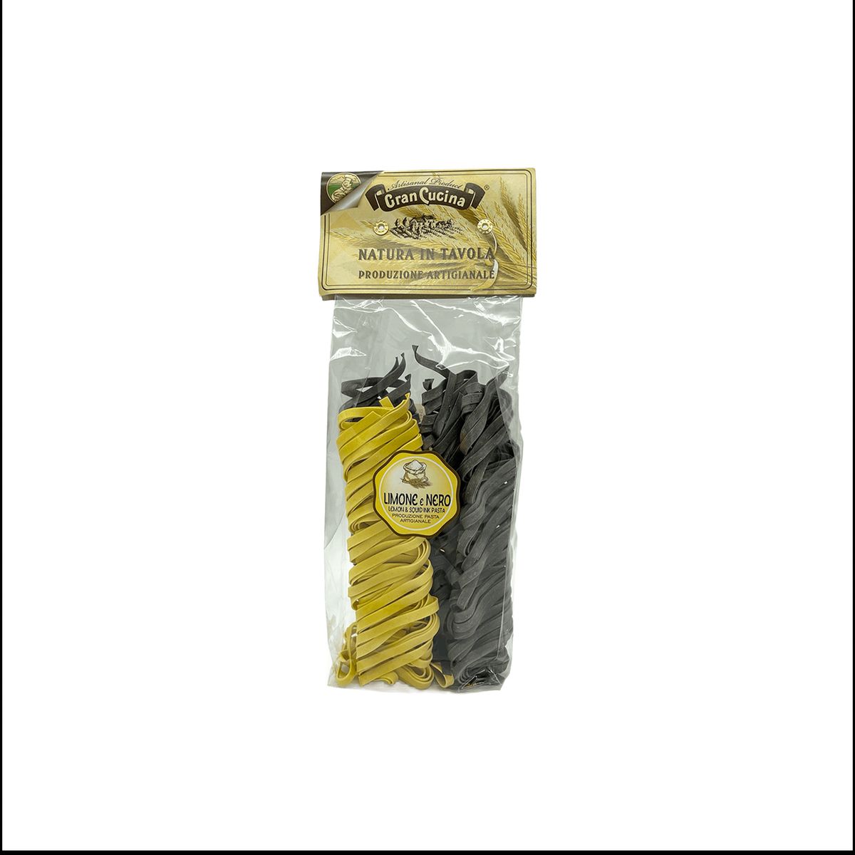 GRAN CUCINA - Tagliatelle Limón y Tinta de Calamar Gran Cucina - 250 gr