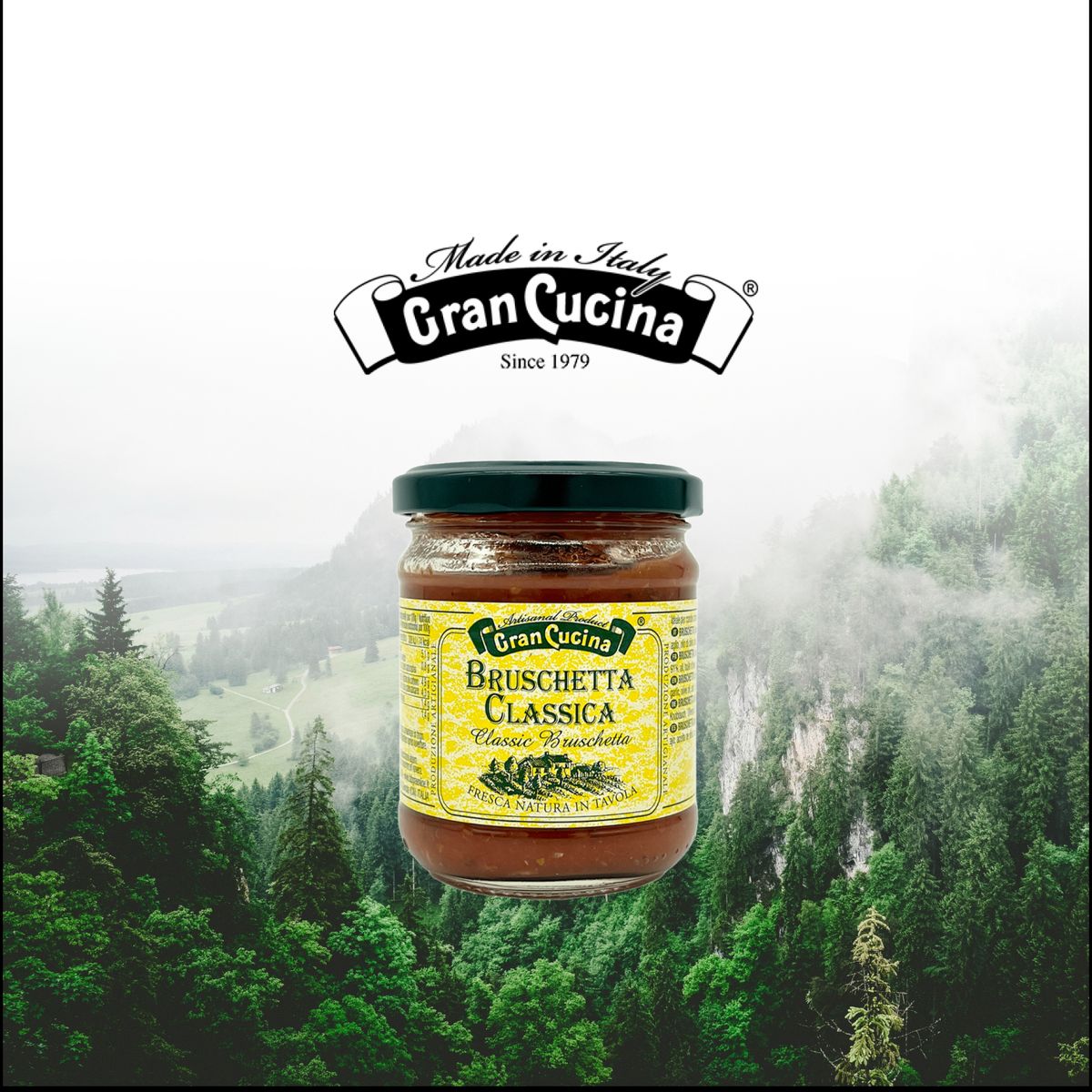 GRAN CUCINA - Bruschetta Clásica Gran Cucina 1 x 180 gr