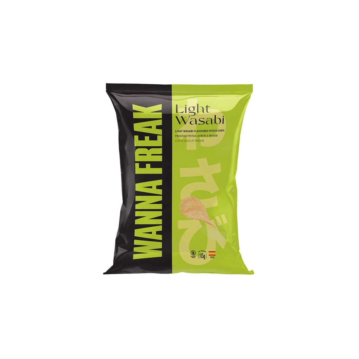 WANNA FREAK - Papas Fritas Sabor Wasabi Wanna Freak - 115 gr