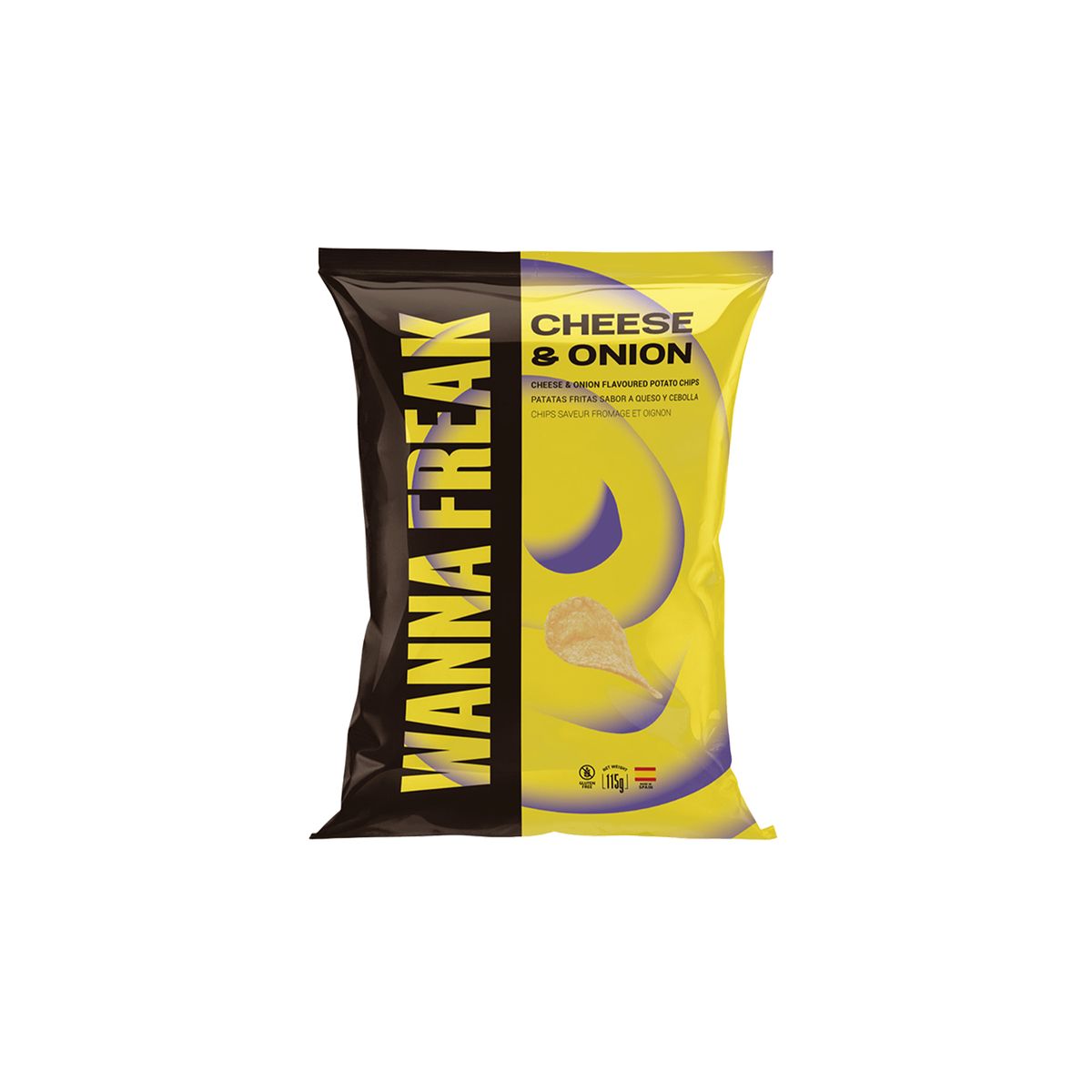 WANNA FREAK - Papas Fritas Queso y Cebolla Wanna Freak - 115 gr