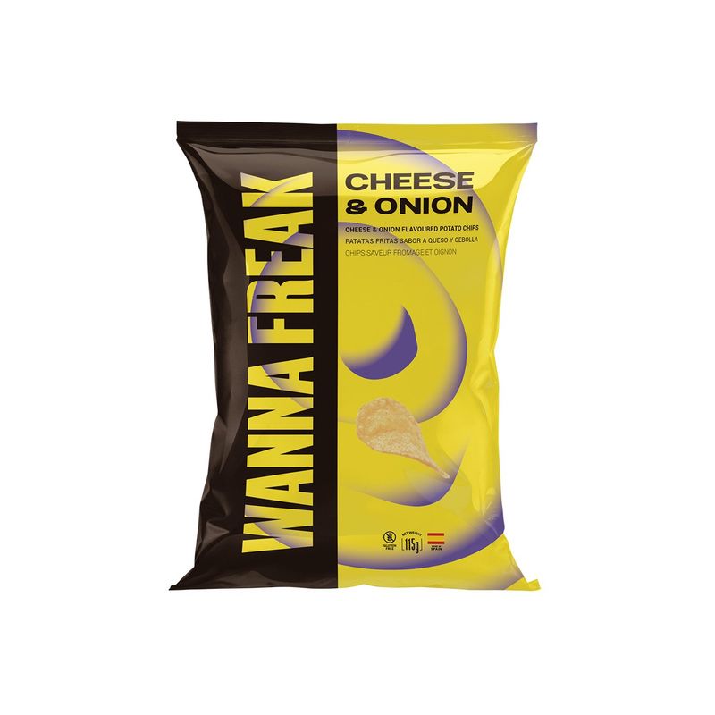 WANNA FREAK - Papas Fritas Queso y Cebolla Wanna Freak - 115 gr
