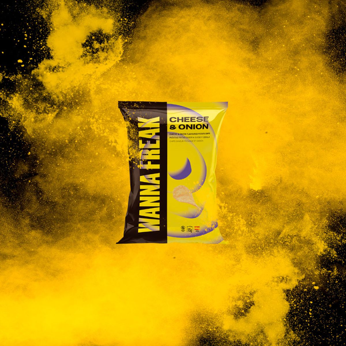 WANNA FREAK - Papas Fritas Queso y Cebolla Wanna Freak - 115 gr