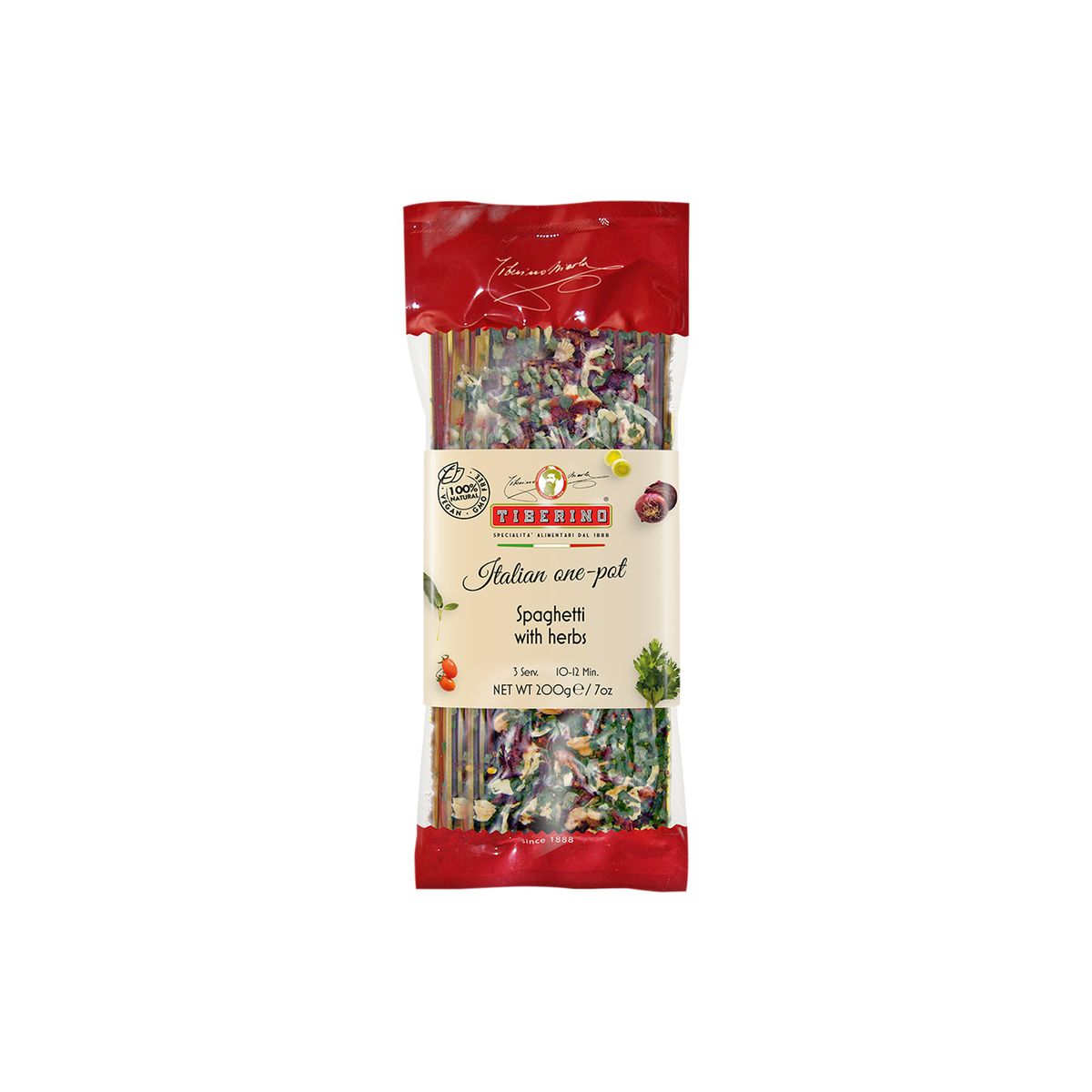 TIBERINO - Spaguetti Hierbas Tiberino 1 x 200 gr