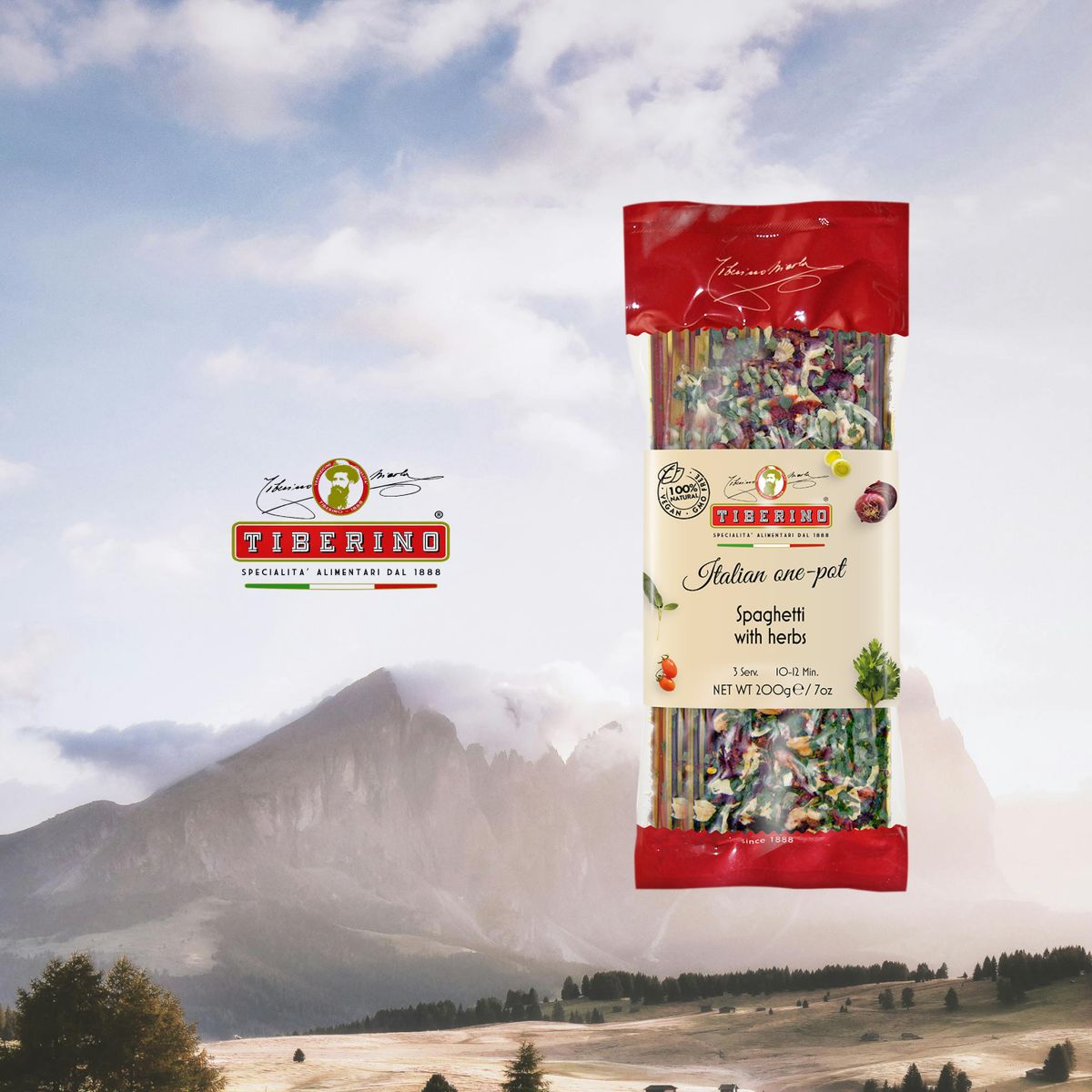 TIBERINO - Spaguetti Hierbas Tiberino 1 x 200 gr