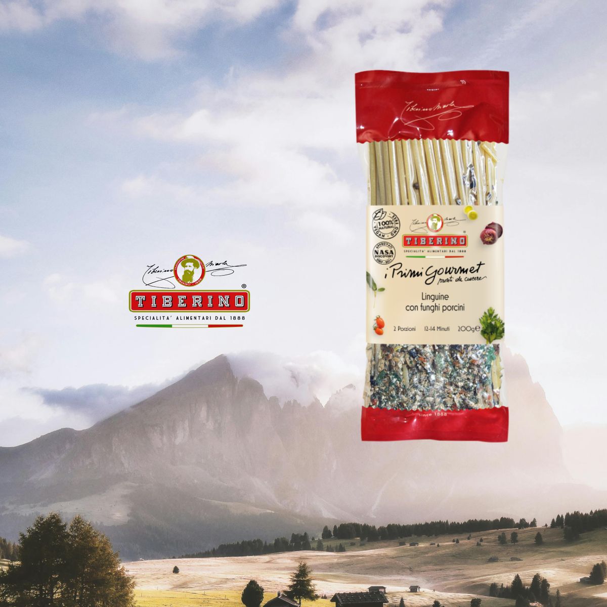 TIBERINO - Pasta Linguini Porcini Tiberino 1 x 200 gr