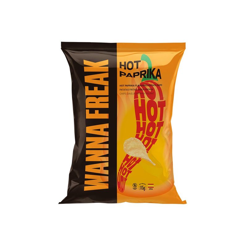 WANNA FREAK - Papas Fritas Pimentón Picante Wanna Freak - 115 gr