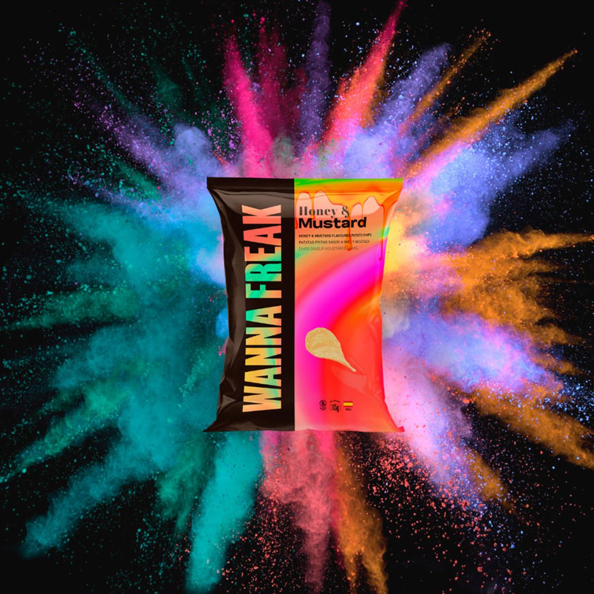 WANNA FREAK - Papas Fritas Mostaza y Miel Wanna Freak - 115 gr