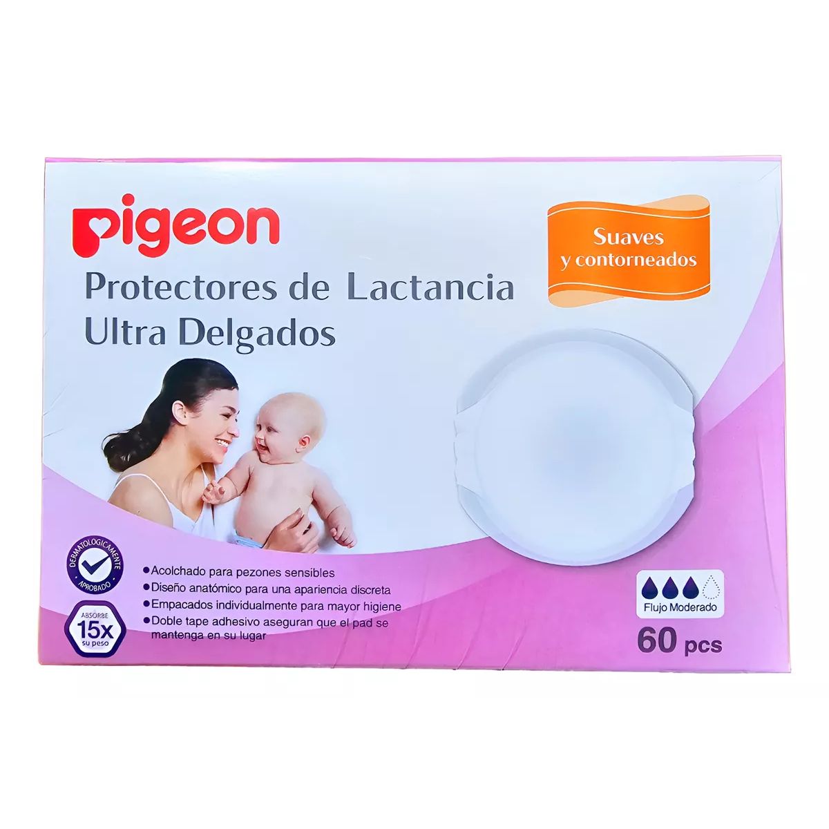 PIGEON - Pigeon Protector Lactancia Ultra Delgado Absorbentes 60uds