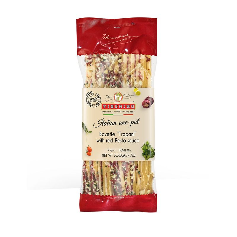 TIBERINO - Bravette Trapani Pesto Rojo Tiberino - 200 gr