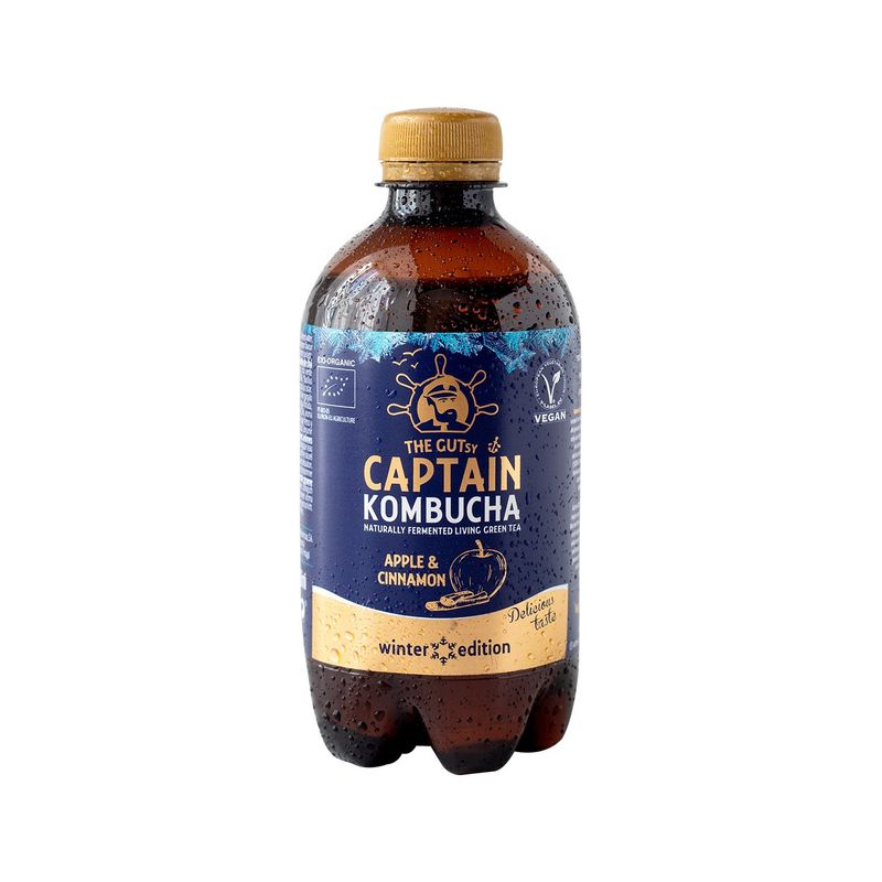 THE GUTSY CAPTAIN - Kombucha Manzana Canela Gutsy Captain - 400 ml 