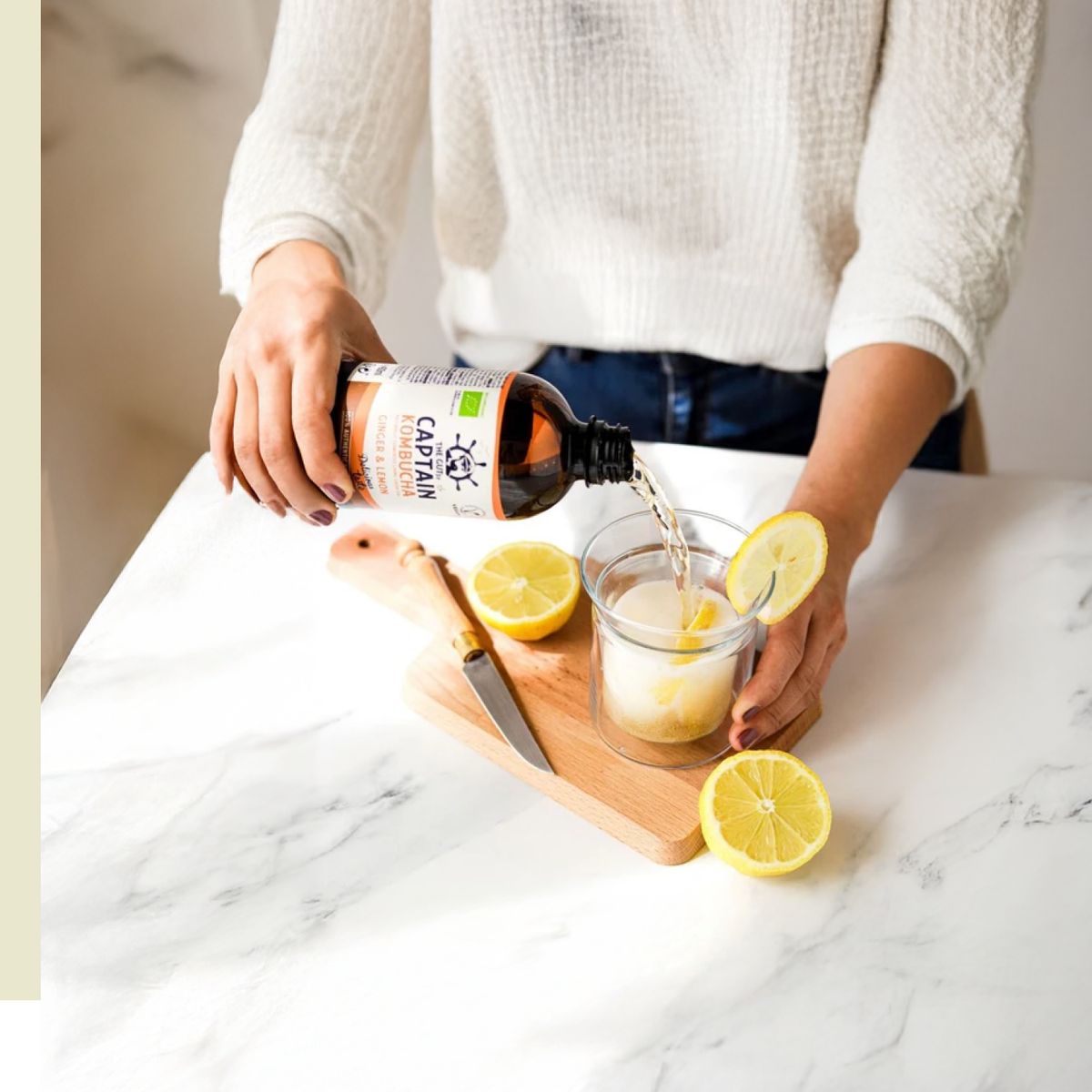 THE GUTSY CAPTAIN - Kombucha Jengibre Limón Gutsy Captain - 400 ml 