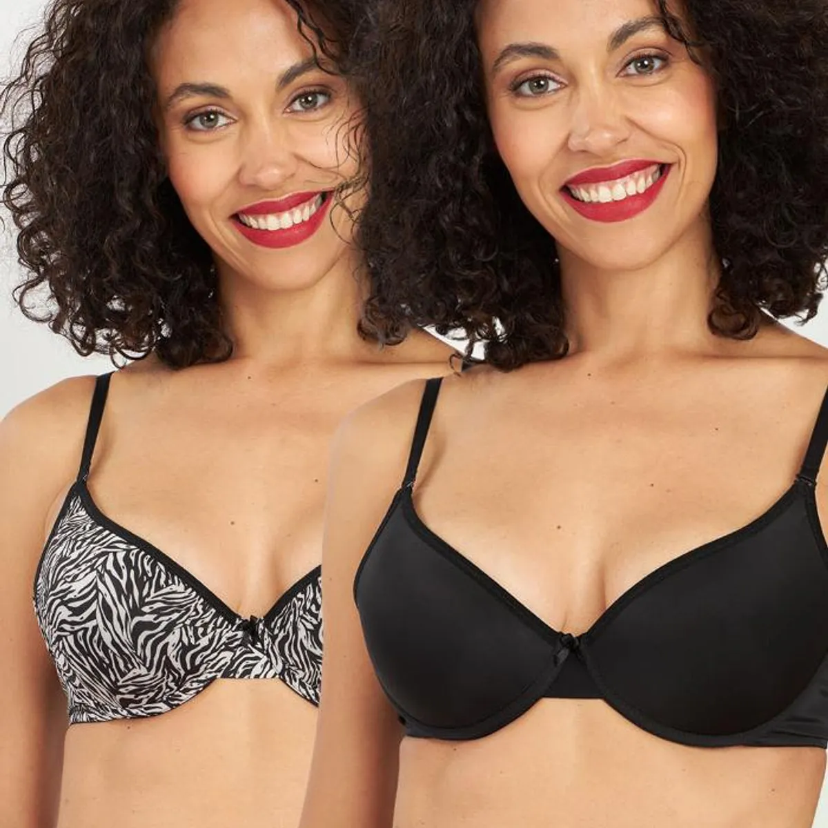 KAYSER - PACK 2X  Sosten  Push Up Microfibra P250023-NEG Kayser - Negro