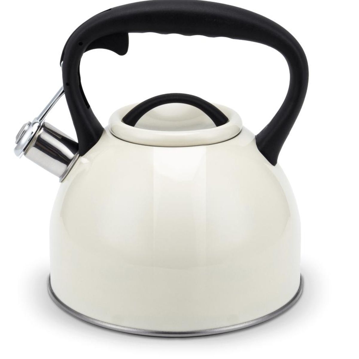 WENS - Tetera Acero Inoxidable Con Mango 3Lts Crema Selene Wens