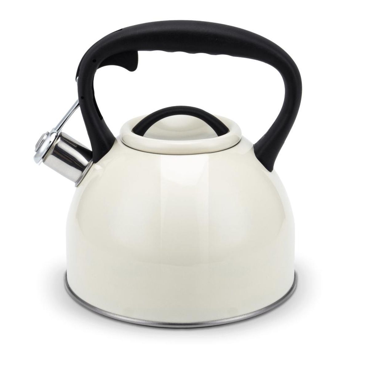 WENS - Tetera Acero Inoxidable Con Mango 3Lts Crema Selene Wens