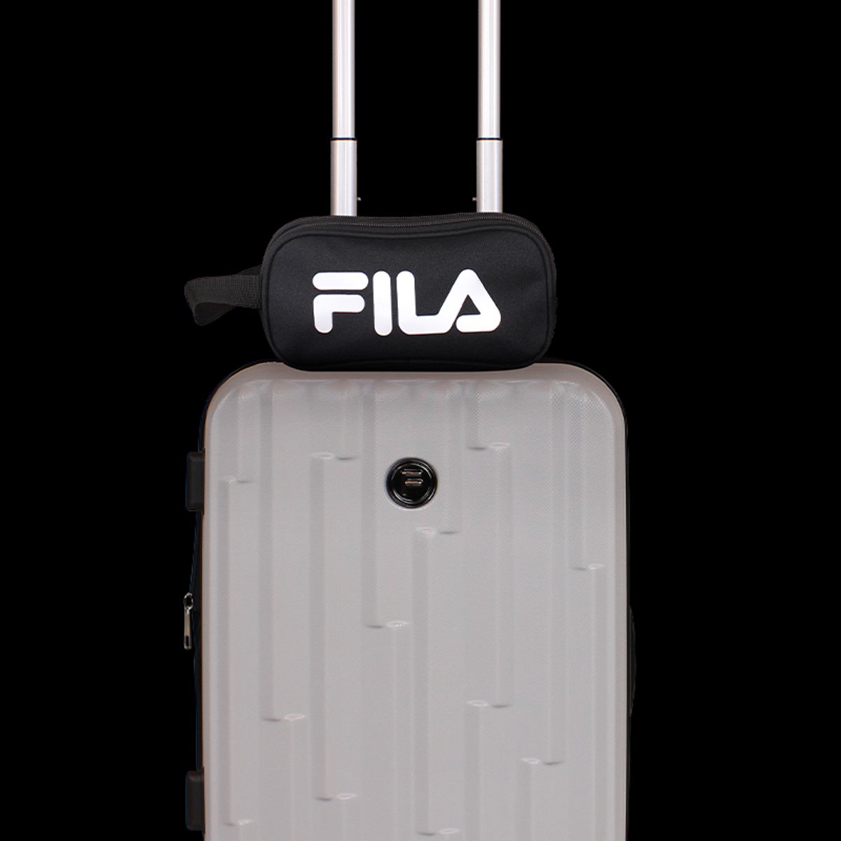 F - Pack Maleta cabina con usb Flip gris 10kg + Neceser Spark Fila