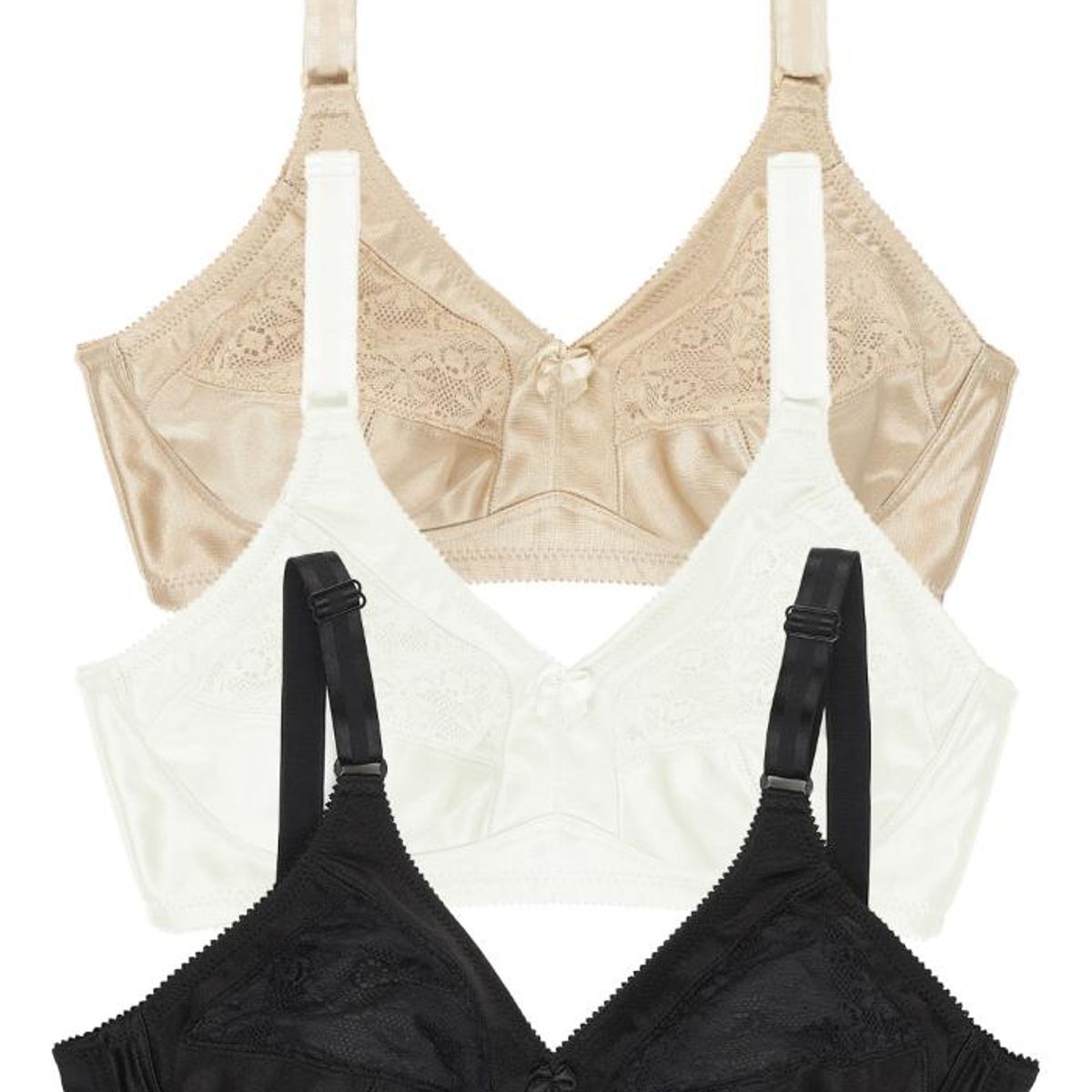 KAYSER - Pack 3x sosten microfibra P350513-SUR Kayser - Multicolor