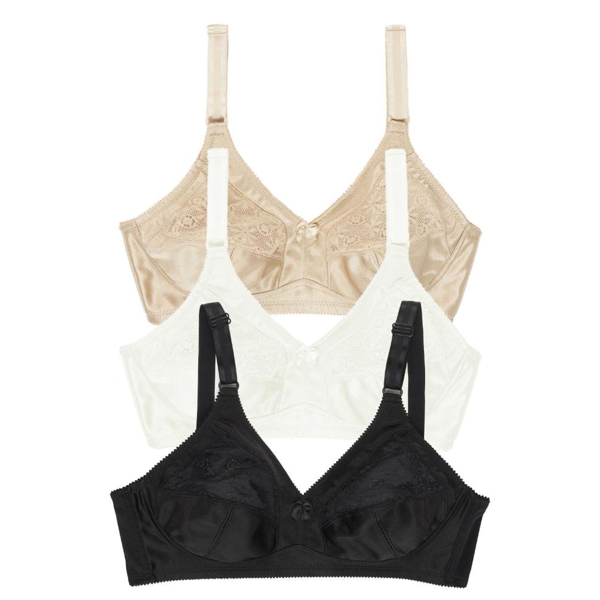 KAYSER - Pack 3x sosten microfibra P350513-SUR Kayser - Multicolor